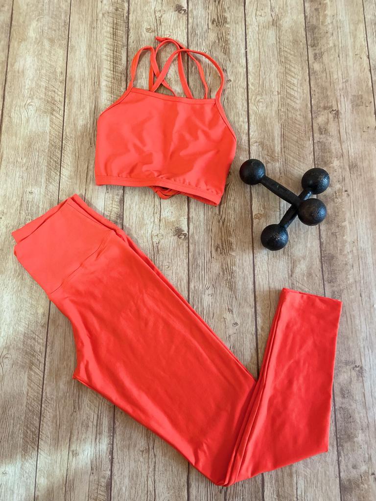 Conjunto Legging Laranja